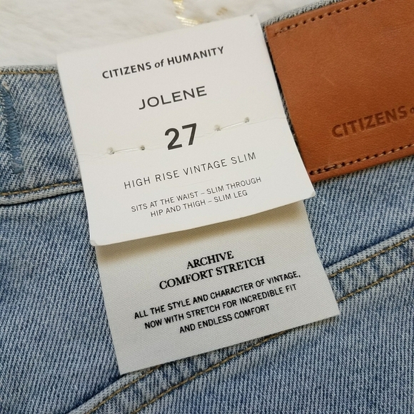 CITIZENS OF HUMANITY JOLENE HIGH RISE VINTAGE SLIM FIT JEAN - Picture 9 of 11